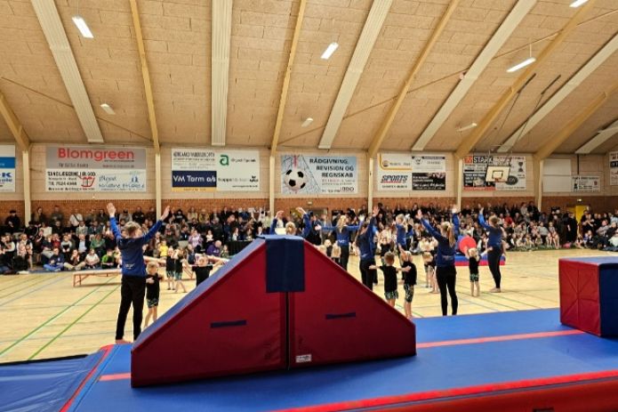 Også i år var Gymnastik weekend i Vestjysk Bank Hallerne i Ølgod godt besøgt.