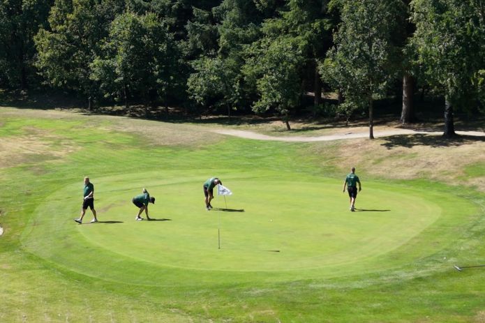 Indslag fra Company Day 2026 på Skærbæk Mølle Golfklub i Ølgod.