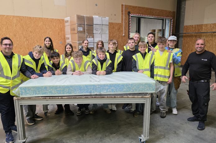 Fra idé til komfort. "Tistrup-elever designer fremtidens seng"