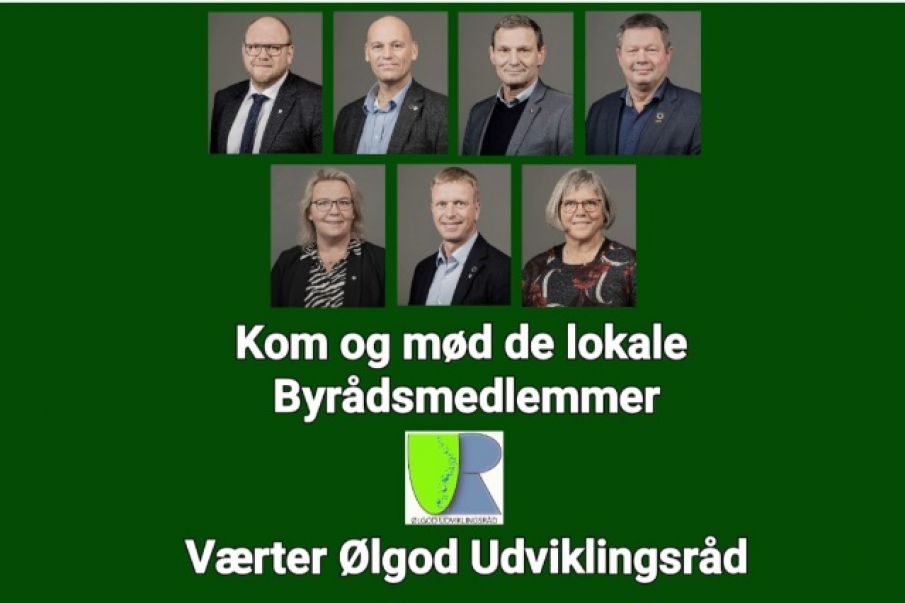 Kom og mød de lokale Byrådsmedlemmer...