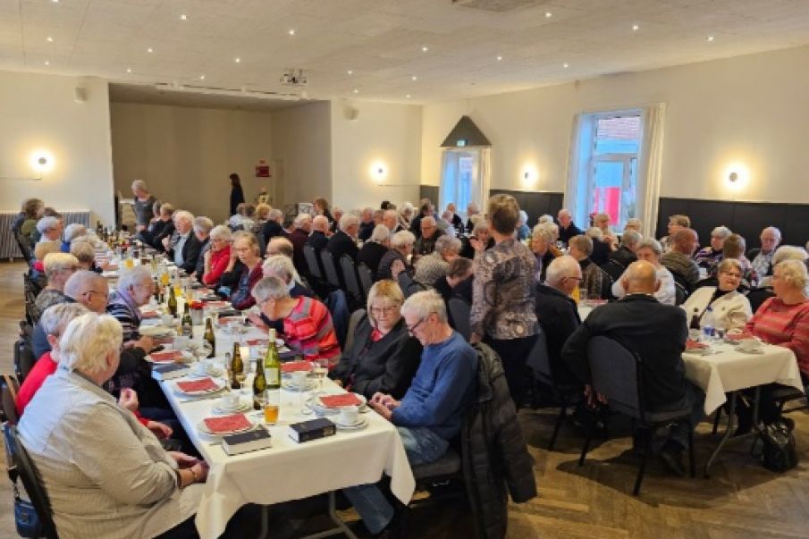 Ældre Sagen i det gamle Ølgod kommune afholdte sin årlige julefrokost