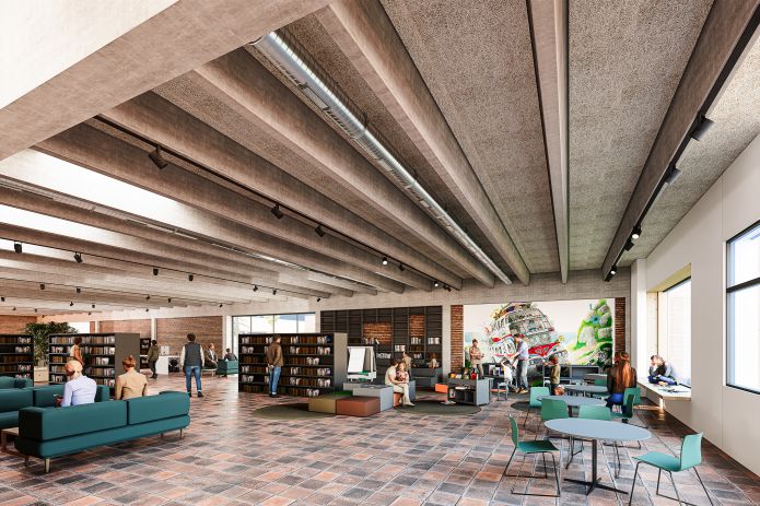 Indslag fra rejsegilde på det nye Kulturhus i Ølgod den 24. oktober 2025.